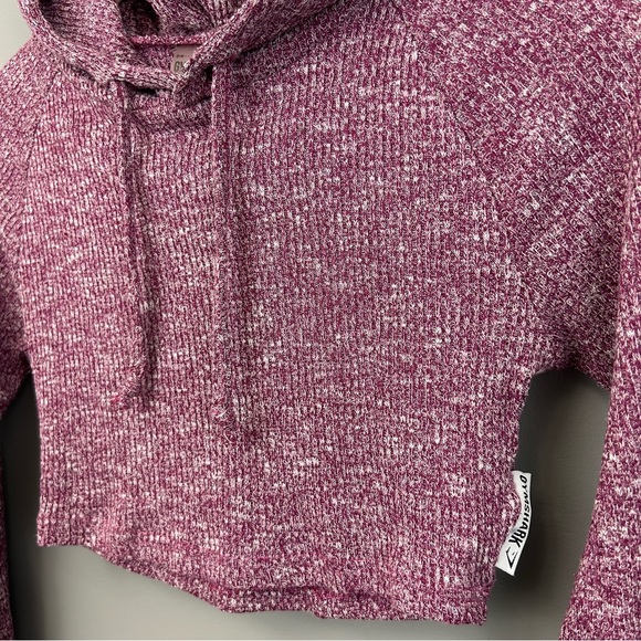 Gymshark Cropped Long Sleeve Hooded Sweater Size XS - Picture 3 of 10